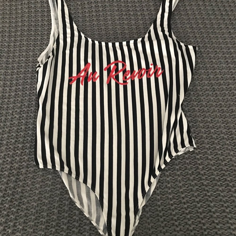 Striped Bodysuit